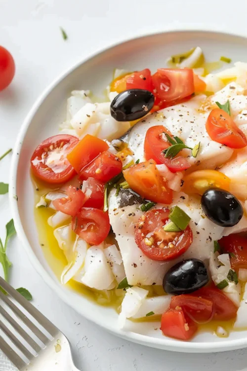 elaboración Ensalada de bacalao y tomate