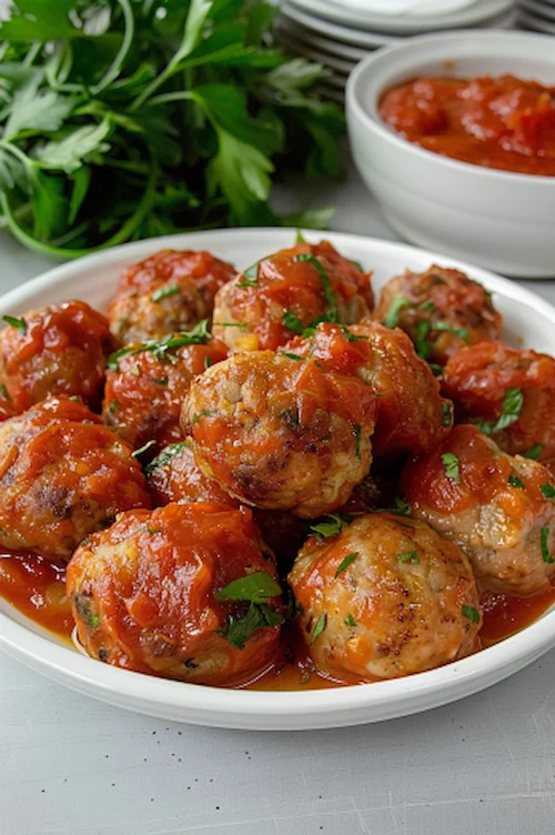 Albóndigas de bacalao con tomate